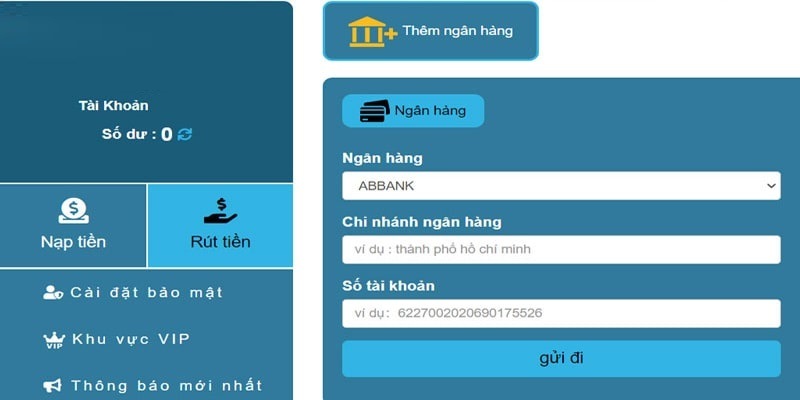 SHBET hướng dẫn cách thực hiện giao dịch nạp - rút tiền trên nền tảng